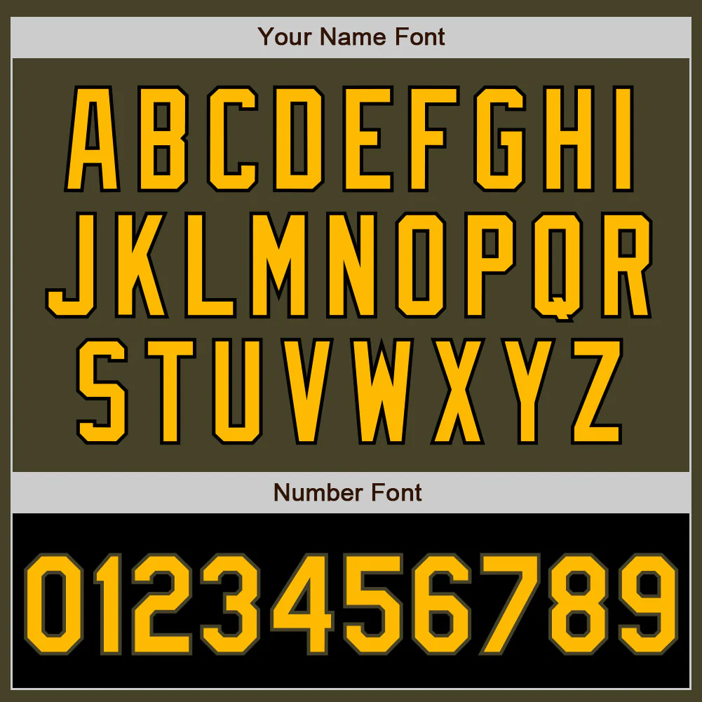 Custom Olive Gold-Black Bomber Varsity Letterman Two Tone Salute To Service Zipper Jacket - Image 6