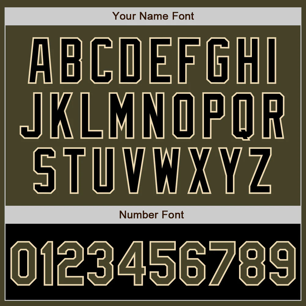 Custom Olive Black-Cream Bomber Varsity Letterman Two Tone Salute To Service Zipper Jacket - Image 6