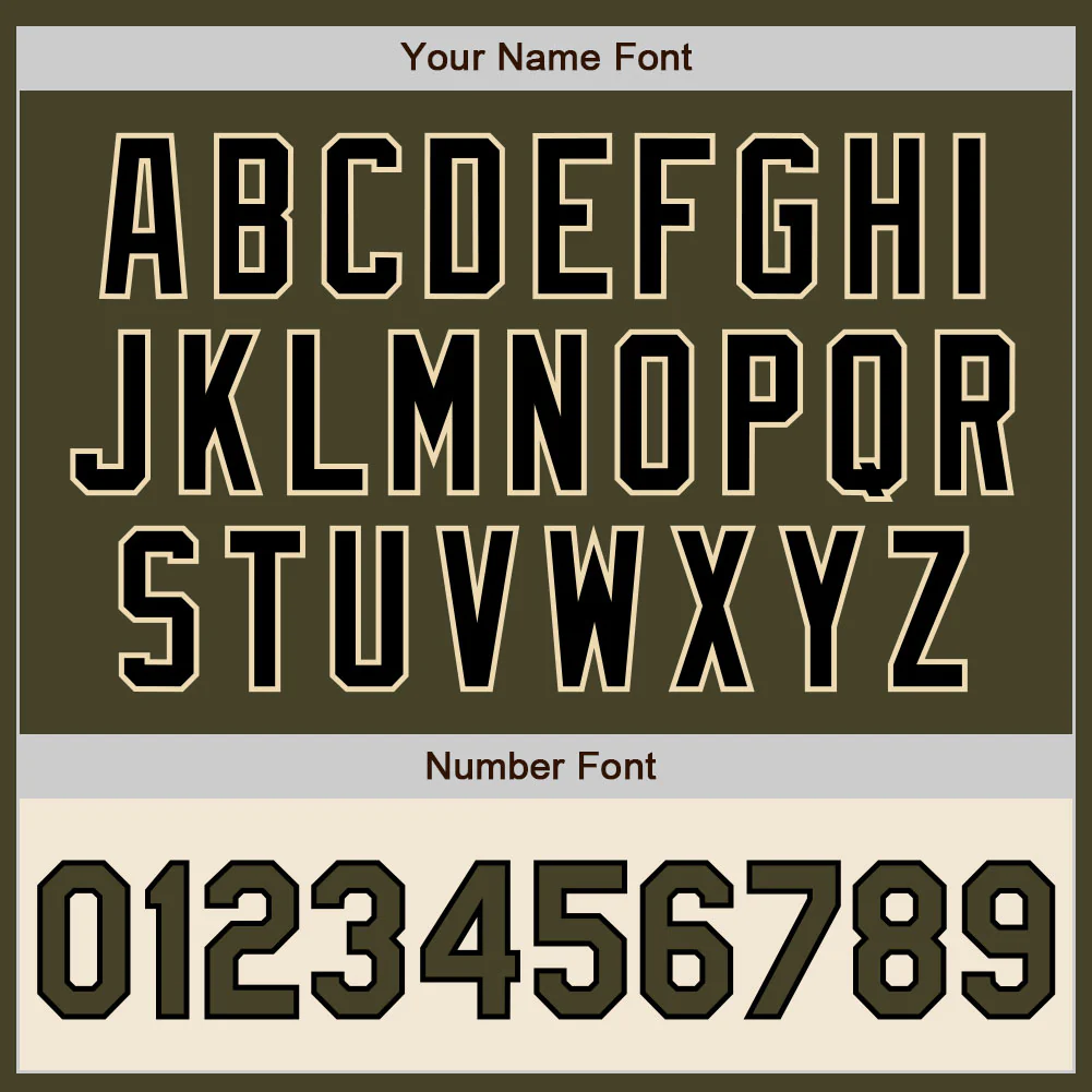 Custom Olive Black-Cream Bomber Varsity Letterman Two Tone Salute To Service Zipper Jacket - Image 6