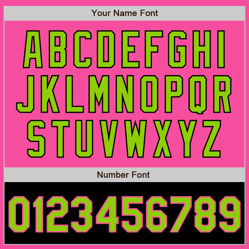 Custom Pink Neon Green-Black Bomber Varsity Letterman Two Tone Zipper Jacket - Image 6