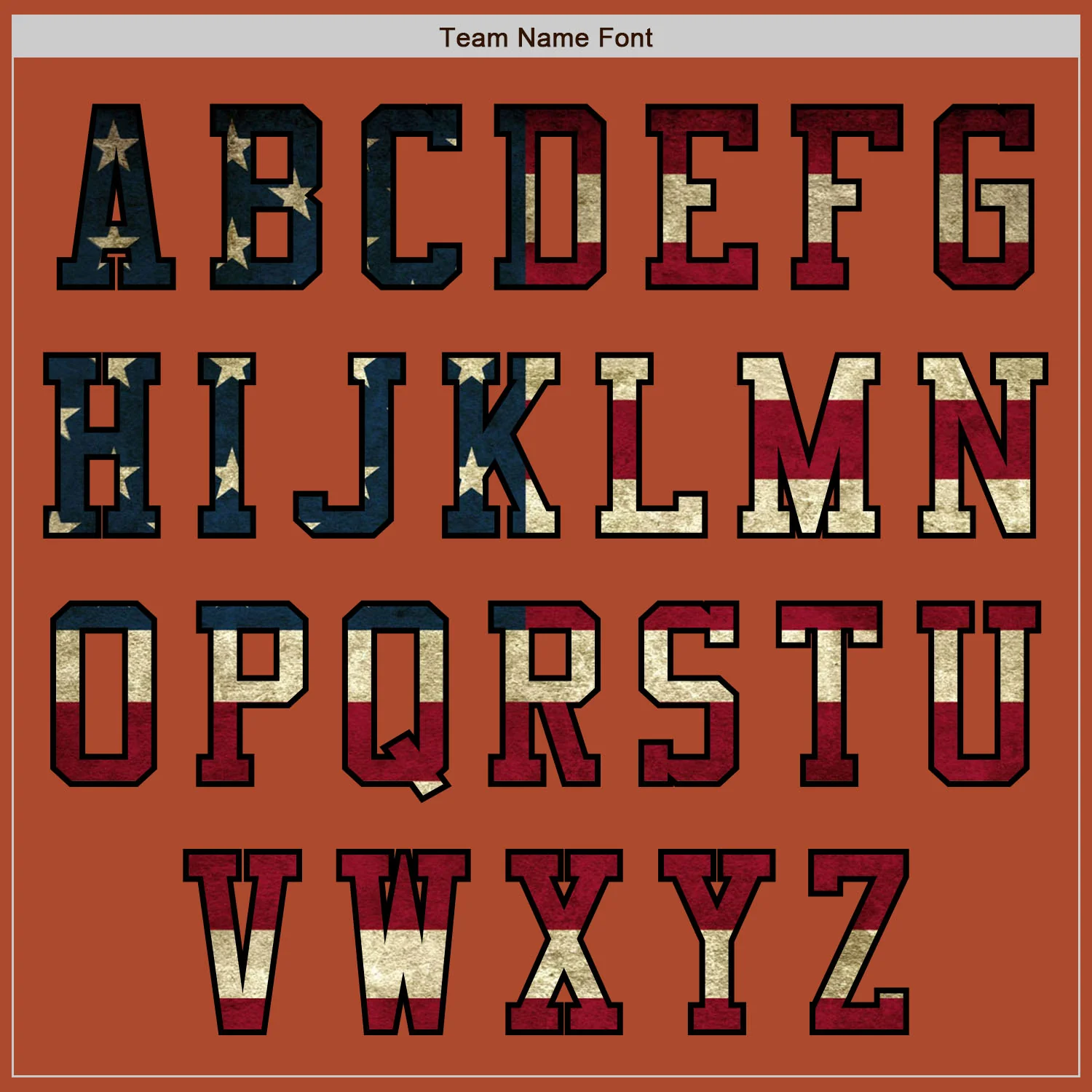 Custom Texas Orange Vintage USA Flag Black-Cream Bomber Varsity Letterman Zipper Jacket - Image 5