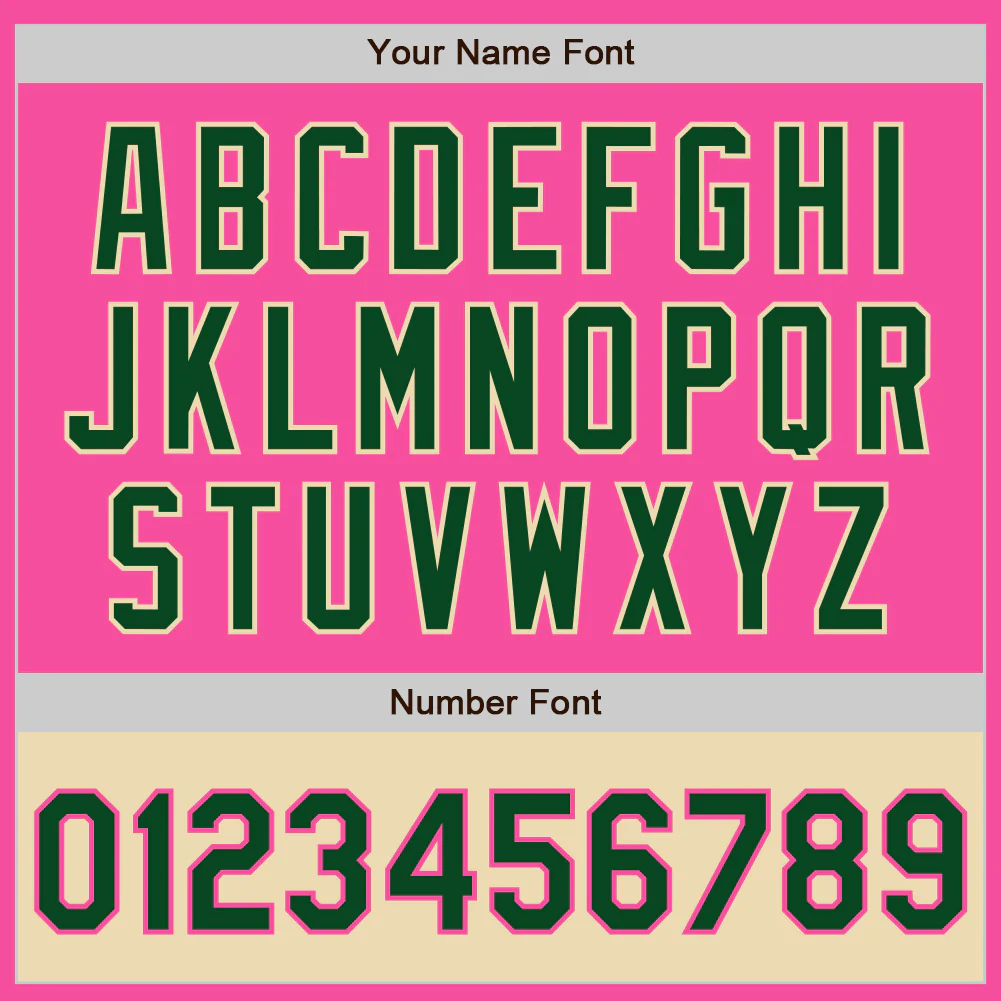 Custom Pink Green-Cream Bomber Varsity Letterman Two Tone Zipper Jacket - Image 6