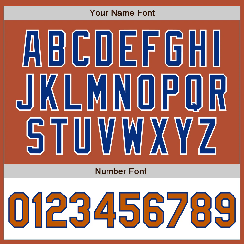 Custom Texas Orange Royal-White Bomber Varsity Letterman Two Tone Zipper Jacket - Image 6